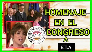 EL CONGRESO HACE HOMENAJE A E T A [upl. by Eppesiug]