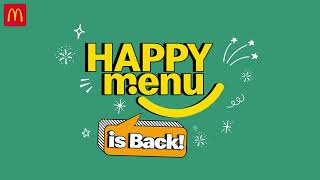 Happy Menu is Back  McDonalds Pakistan [upl. by Anida]