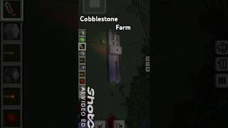 Easiest cobblestone farm minecraft crazy [upl. by Ardnod]