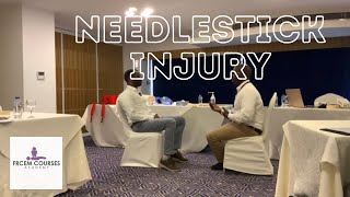 MRCEM OSCE Needlestick injury [upl. by Nyla]