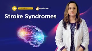 Stroke Syndromes  Neurology Medicine Video Lectures  Medical Education  VLearning [upl. by Alyat]