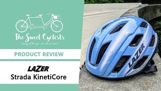 Lazer Strada KinetiCore Cycling Helmet Review  feat 21 Vents  Top Mounted ScrollSys Belt [upl. by Daraj]