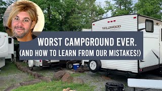 Worst RV Campground Ever  And How we Saved our Weekend [upl. by Akienahs]