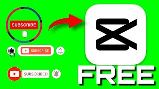 How to Add Pro Subscribe Buttons in CapCut for FREE [upl. by Curhan725]