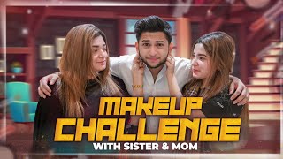 Makeup Challenge With Sister And Mom  Tawhid Afridi  Gold iPhone  Vlog 88 [upl. by Griswold]