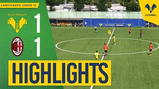 Highlights Under 15  Hellas VeronaMilan 11 [upl. by Matthaus]