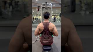 Seated rowing best back exercise try this gym fitness trending youtube yshorts [upl. by Akerdnahs]