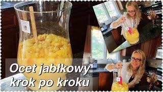 Domowy OCET jabłkowy krok po kroku  leczniczy najprostszy przepis 🍏🍎🍏 [upl. by Monsour]