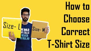 Choose Correct TShirt Size  Sizing Guide amp Unboxing Tshirt  bewakoof t shirts review [upl. by Aliuqehs548]