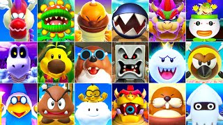 Mario Party Series  All Bosses No Damage [upl. by Xaviera]