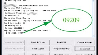 how to find pin code for immobilizer in 60 sec [upl. by Jocelyne31]