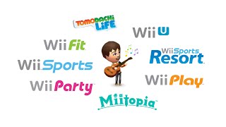 Mii Music 🏓 WiiTomodachi LifeMiitopia  HappyRelaxing Nintendo soundtrack  4 hour mix [upl. by Jammal]