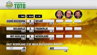 TOTO Nederland wint van WitRusland  VOETBAL INSIDE [upl. by Odlonra]