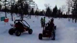 Snow Kart driving in north pole 2 [upl. by Mickie743]