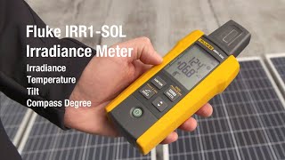 Introducing the Fluke IRR1SOL Irradiance Meter [upl. by Lyrrad]