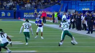 San Jose States trick play against Sacramento State in season opener [upl. by Fabrin]