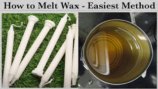 How to melt Candlesold candleswax at home [upl. by Lamok742]