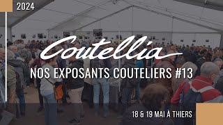 Coutellia 2024  couteliers dart et couteliers fabricants 13 [upl. by Anej]