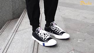 Converse Chuck Taylor All Star Twisted Classic Logo Play  BlackRush BlueUniversity Red  166738C [upl. by Keel]