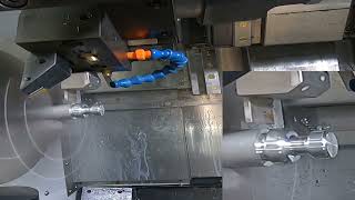 Doosan LYNX 2100LSY running magnets [upl. by Assiluj]