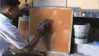 Firenzecolor Venetian Plaster Authentic Demonstration [upl. by Ahseym]