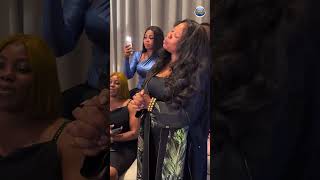 Watch the emotional moment Wumi Toriola was surprised with Yinka Alaseyori on her birthday shorts [upl. by Addi672]