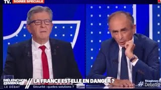 Débat JL Mélenchon vs Zemmour un nom français c’est un nom porté par un français [upl. by Jerrylee137]