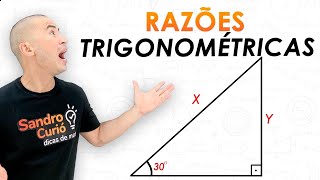 FÁCIL e RÁPIDO  RAZÕES TRIGONOMÉTRICAS NO TRIÂNGULO RETÂNGULO [upl. by Kamp963]