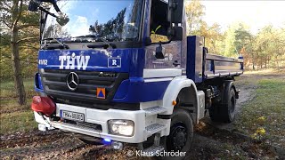 THW Mercedes Benz Axor auf KFZ Lehrbahn [upl. by Hyatt74]