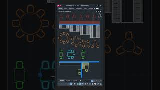 Restaurant Blocks  AutoCAD Tutorial  architecture design autocad [upl. by Marlene898]