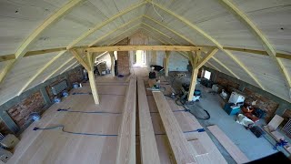 Installation and Finishing Dinesen Douglas Floor Timelapse [upl. by Arriaes]