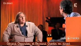 Interview Gérard Depardieu  Ce soir ou jamais  France 3 [upl. by Saucy]