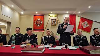 Walne zebranie sprawozdawcze w OSP Rożental [upl. by Anomer]