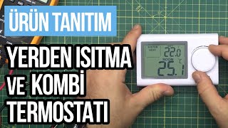 RT226P1 Kombi ve Yerden Isıtma Termostatı  Kontrolyumcom [upl. by Lesak]