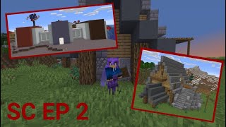 Building an ENTIRE Redstone Shop SC Episode Two [upl. by Ardnwahs]