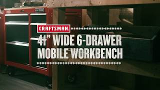 2000 Series 41IN Wide 6 Drawer Mobile Workbench  Tool Overview [upl. by Castillo]