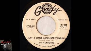 The Contours  Just A Little Misunderstanding  1966  Northern Soul AZ Archive [upl. by Edahc]