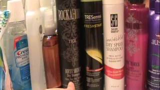 Whats in my Bathroom Hair Products I Use [upl. by Nyluqcaj]