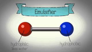 Emulsification animation  WJEC Eduqas GCSE Food Preparation and Nutrition [upl. by Nnayllas]