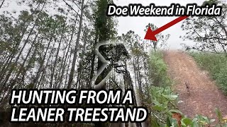 Tips to Prep Your Leaner Treestand and Shoot Accurately From it Doe Weekend Hunt in Florida [upl. by Yorke]