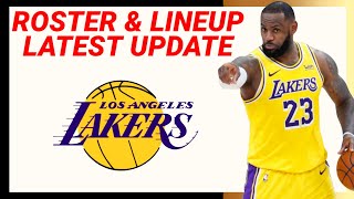 LA LAKERS ROSTER and LINEUP UPDATE 202324 NBA SEASON [upl. by Harewood]