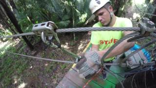 Roatan Extreme Zip Line Excursion [upl. by Idac37]