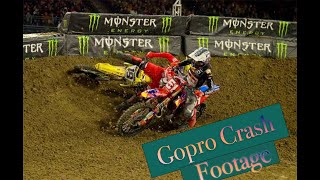 Barcia Vs Bogle GoPro Crash Footage [upl. by Cappello]