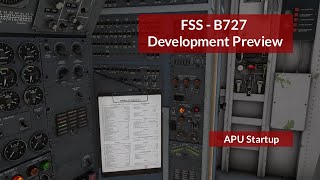 FSS 727  Sound Preview APU Startup [upl. by Assilaj751]