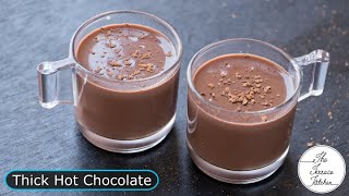 Yummy Hot Chocolate Recipe I Perfect Thick Hot Chocolate Recipe  The Terrace Kitchen [upl. by Yelha]