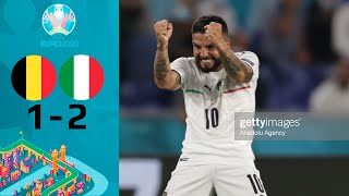 Lorenzo Insigne Goal Belgio vs Italia 12 Highlights amp Gol  EURO 2020 [upl. by Matthaus200]