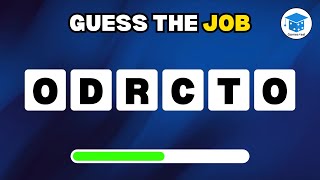 Jobs And Occupations Game  Unscramble Words [upl. by Notrub216]