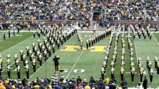 Michigan Marching Band  Band Take The Field [upl. by Samid]