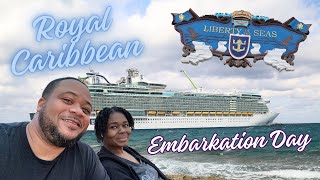 Royal Caribbeans Liberty of The Seas Embarkation Day [upl. by Ahsirahc403]