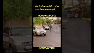 Fiquei nervouser 😨 carro automobile humormemes carros comedia humor memes blitz [upl. by Pardner]